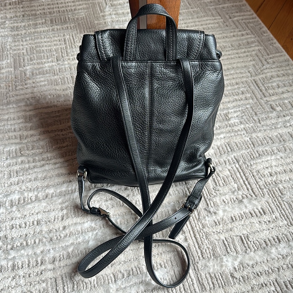 Coach F24385 Park Leather Black Backpack - Picture 3 of 7
